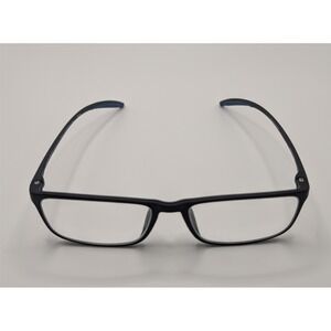 Foster Grant LO0124 Rectangular Reading Glasses Black +1.50 53-17-145